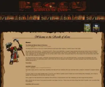 Scrollsoflore.com(Scrolls of Lore) Screenshot