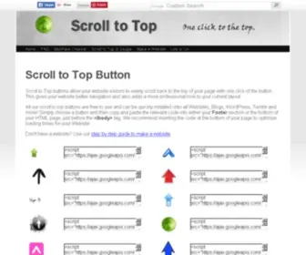 Scrolltotop.com(Free Scroll to Top Buttons) Screenshot