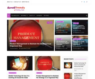 Scrolltrendy.com(Trending Views) Screenshot