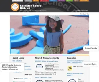 SCRSD.org(Scranton City School District) Screenshot