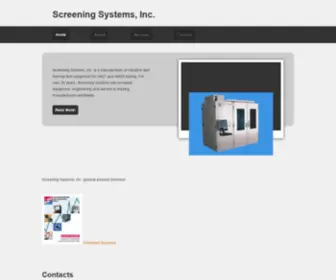SCRSYS.com(Screening Systems) Screenshot
