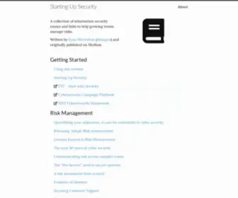 SCRTY.io(Starting Up Security) Screenshot