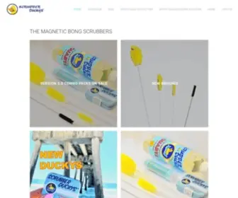 Scrubberduckys.com(Magnetic Glass Scrubbers & Bong Cleaners) Screenshot