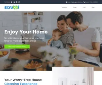 Scrubbi.com(Scrubbi House Cleaning Service) Screenshot