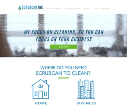 Scrubcan.com(Commercial & Residential Cleaning Services in Fresno) Screenshot
