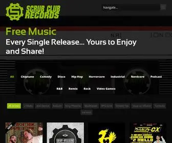 Scrubclubrecords.com(Free Music Downloads) Screenshot