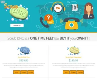 Scrubdnc.net(Scrub DNC) Screenshot