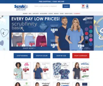 Scrubinuniforms.com(Scrubs, Nursing Uniforms and Medical Scrubs) Screenshot