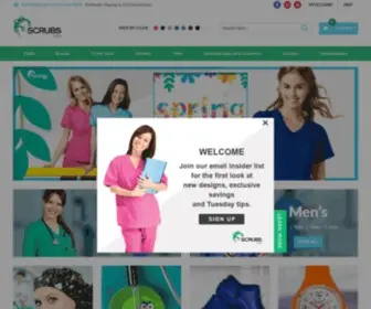 Scrubs.com(Scrub Hats and Medical & Nursing Uniforms) Screenshot