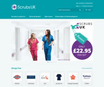 Scrubsuk.com(Medical supplies) Screenshot