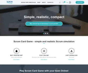 Scrumcardgame.com(Scrum Card Game) Screenshot