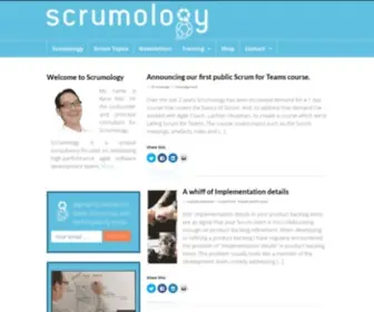 Scrumology.com(Scrumology Pty Ltd) Screenshot