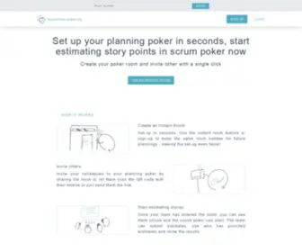 Scrumpoker-Online.org Screenshot