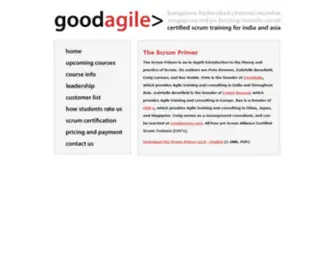 Scrumprimer.com(GoodAgile Scrum Training) Screenshot