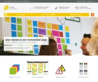 Scrumproducten.nl(Alles voor uw scrumbord) Screenshot