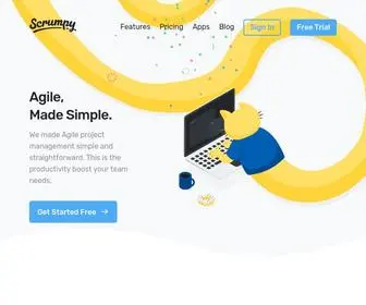 Scrumpy.io(A Beautiful Project Management Tool for Agile Teams) Screenshot