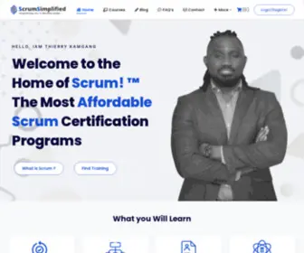 Scrumsimplified.com(A learning blog) Screenshot