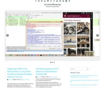 Scrumsofanarchy.com(Microsoft Azure Web App) Screenshot