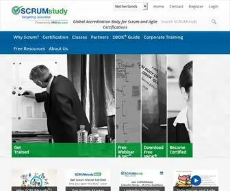 Scrumstudy.com(The Best in Scrum Master Certification and Agile Certification) Screenshot