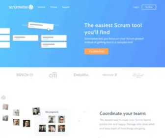Scrumwise.com(Scrum Tools) Screenshot