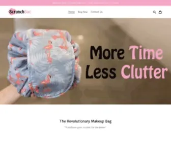 Scrunchsac.com(A revolutionary makeup bag that will change your life) Screenshot