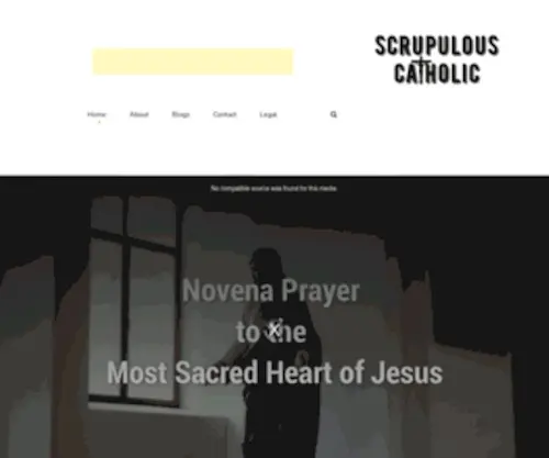 Scrupulouscatholic.com(Scrupulous Catholic) Screenshot