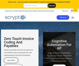 SCRYPT.ai(AI Data Capture for Invoice Coding and B2B Payments) Screenshot