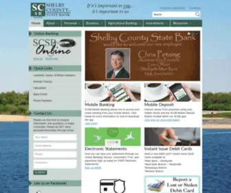SCS-Bank.com(Shelby County State Bank) Screenshot