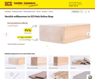 SCS-Holzshop.de(SCS Holz Online Shop) Screenshot
