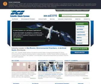 SCS-Usa.com(Dry Room Manufacturer) Screenshot