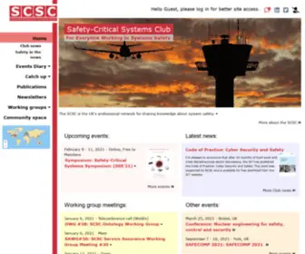 SCSC.uk(Safety-Critical Systems Club) Screenshot