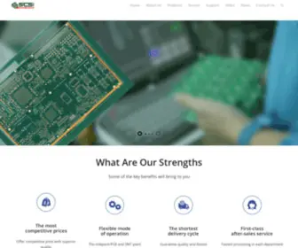 SCscircuits.com(深圳市旭森精密电路板有限公司(原名) Screenshot