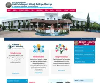 SCsco.org.in(Shri Chhatrapati Shivaji College Omerga) Screenshot