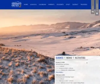 SCSD2.com(Sheridan County School District #2) Screenshot