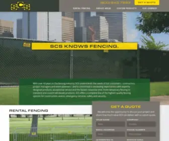 SCsfence.com(SCS) Screenshot