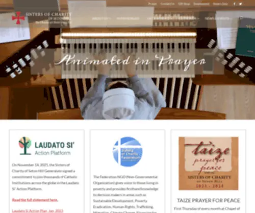 SCSH.org(Sisters of Charity of Seton Hill) Screenshot