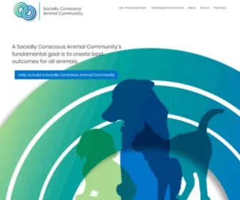 SCsheltering.org(Socially Conscious Animal Community) Screenshot