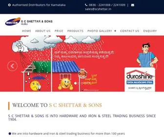 SCshettar.in(S C SHETTAR & SONS) Screenshot