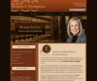 SCslawyer.com(The Law Office of Sharon C. Stodghill) Screenshot