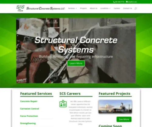 SCS.net(The Best Commercial Concrete Repair Contractors) Screenshot