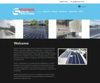 Scsolar.com.au(Solar Solutions) Screenshot