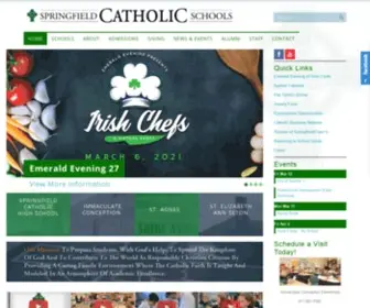 SCSPK12.org(Springfield Catholic Schools) Screenshot