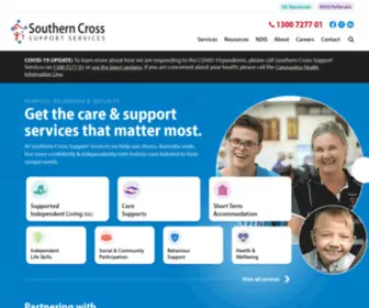 SCSS.org.au(Southern Cross Support Services) Screenshot