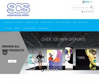 SCsworxportabledisplays.com(Trade Show Displays in Madison) Screenshot