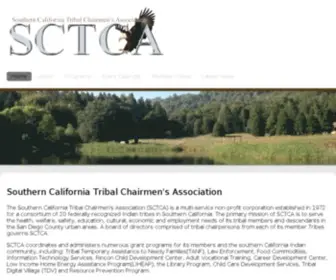 SCtca.net(Southern California Tribal Chairmen's Association) Screenshot