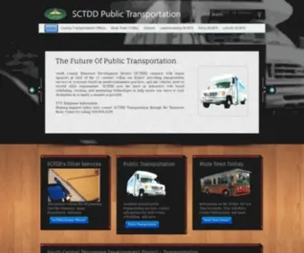 SCTDDtransit.org(South Central Tennessee Development District) Screenshot