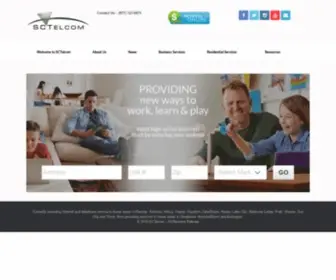 Sctelcom.net(Internet, Phone and Business Services) Screenshot