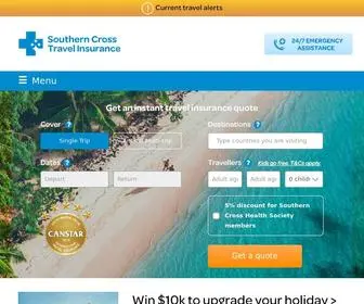 Scti.co.nz(Travel Insurance From The Experts) Screenshot
