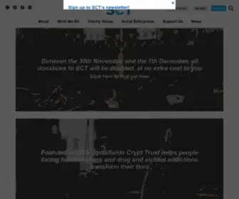 SCT.org.uk(Spitalfields Crypt Trust) Screenshot