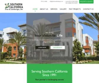 SCtreeandlandscape.com(SoCal Tree & Landscape) Screenshot